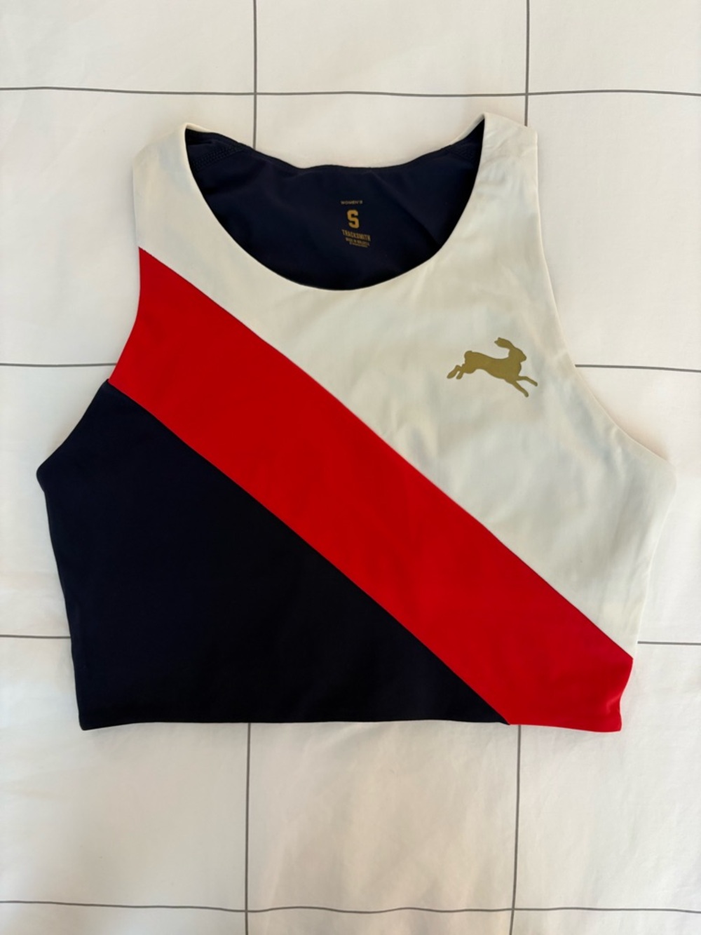 New Tracksmith Bell Lap Crop Top
